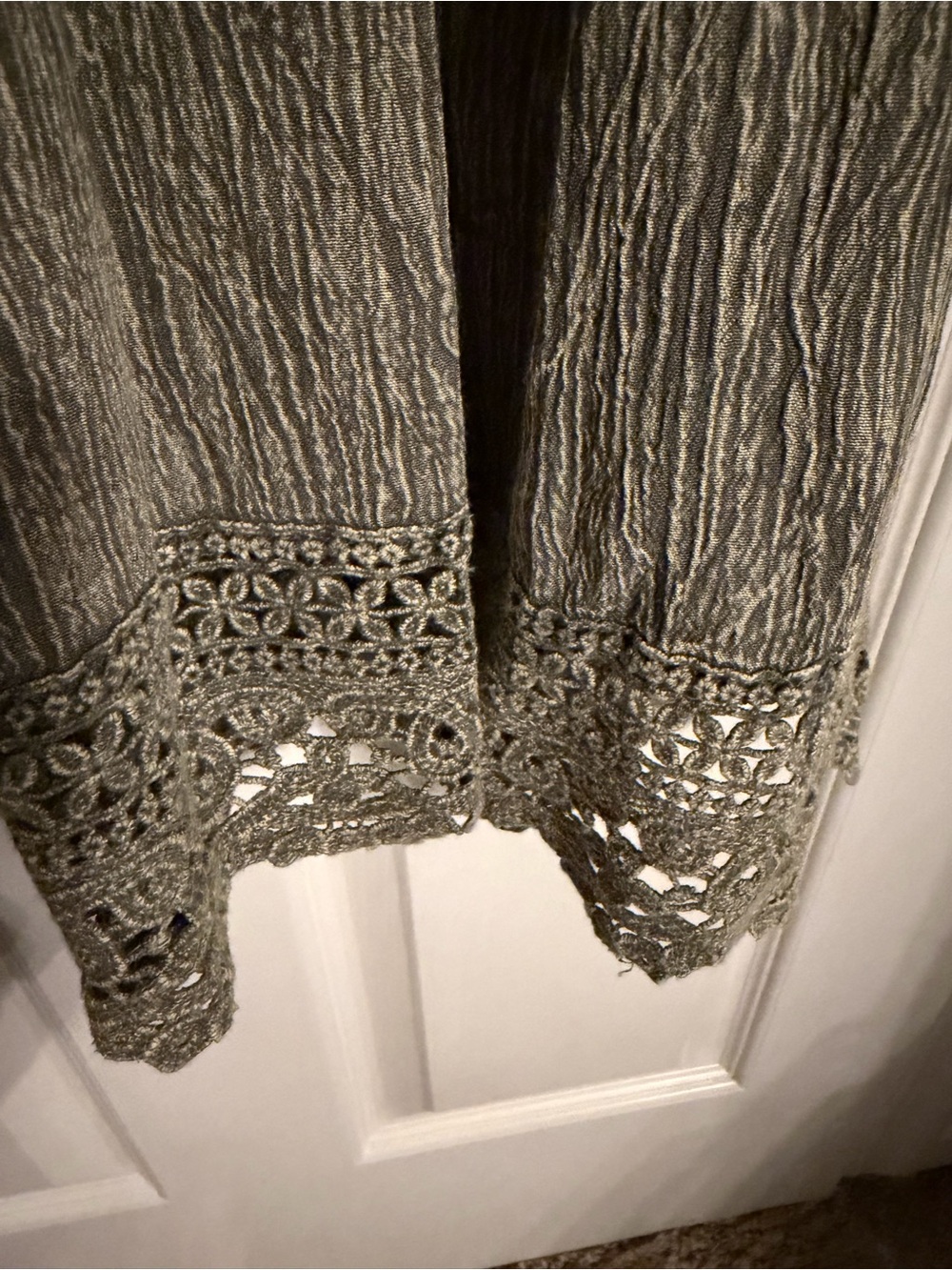 Young Threads Olive 3/4 Sleeve Embroidered Dress, Size Medium. New With Tags. - Picture 11 of 16